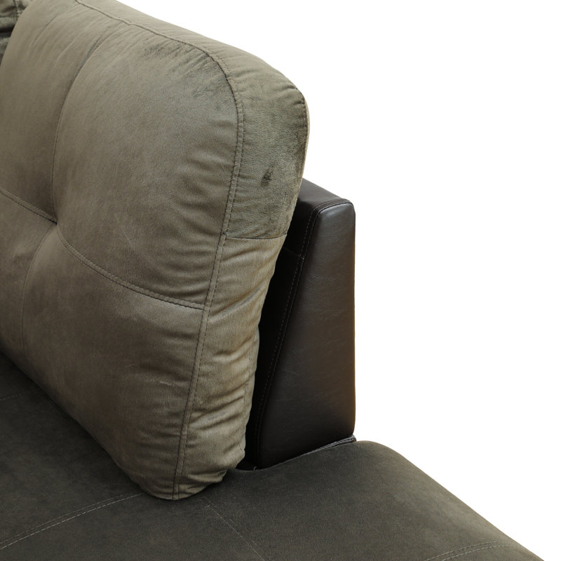 Golden Coast Furniture 2 Piece Upholstered Sectional Wayfair Canada